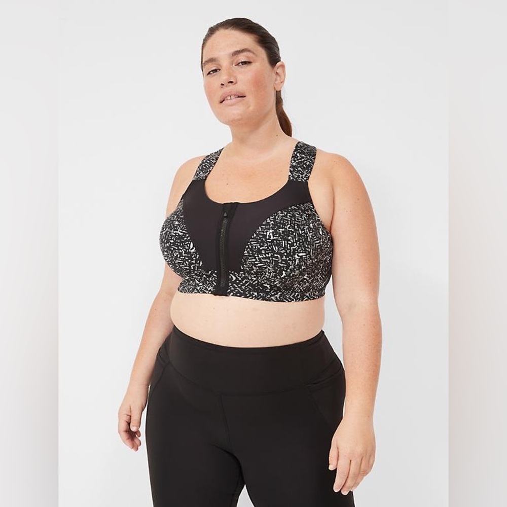 LIVI Max Support Comfort Zip-Front Sports Bra - 40 DDD